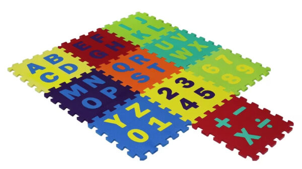 9mm Puzzle 9 PCS ABC-123 | Alphabets Foam Puzzle Mat for Children's - Image 3