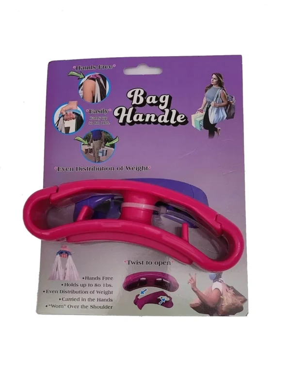 One-piece soft handle plastic bag holder to save effort and avoid hand fatigue - Image 9