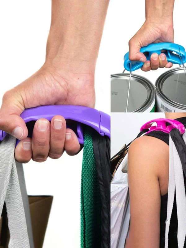 One-piece soft handle plastic bag holder to save effort and avoid hand fatigue - Image 11