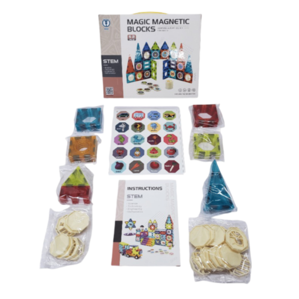 Magic Magnetic Blocks Construction Building Set - Image 6