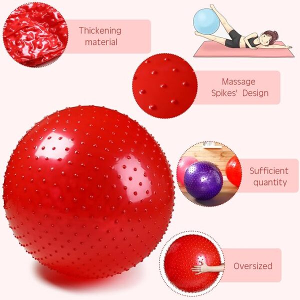 700G Ball, ,55Cm Exercise Ball Large Spikes Tactile Sensory Massage - Image 3