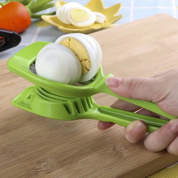 Handheld Egg Slicer Fruit Cutter Multifunction Kitchen Accessories - Image 7
