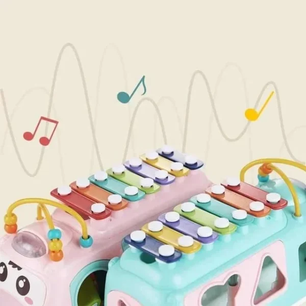 Baby Music Xylophone Bus Puzzle Set - Image 3