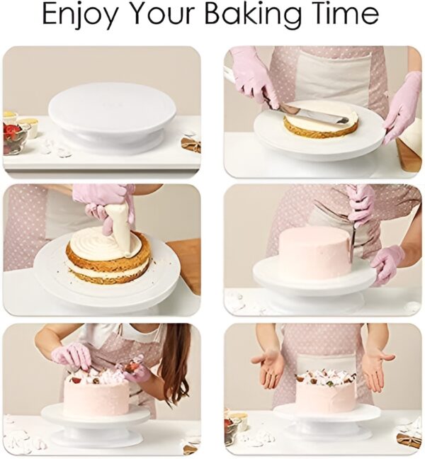 Cake Decorating Revolving Turntable Stand - Image 5