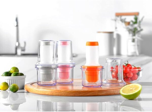 Silicone Oil Bottle Brush | Oil Bottle with Silicone Brush for Cooking BBQ Kitchen - Image 9