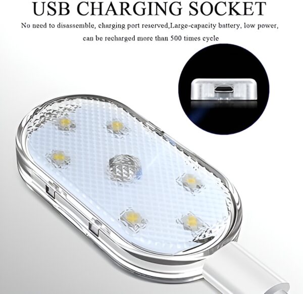 Universal RGB Touch Car Led Interior Lights, USB Rechargeable - Image 5