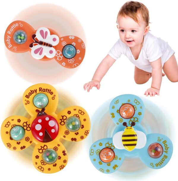 3Pcs Baby Rattle Baby Spinner Cartoon Toys - Image 7