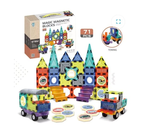 Magic Magnetic Blocks Construction Building Set