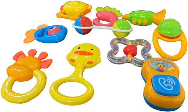 My Baby Rattles Set (12 Pcs) New-born Hand Bells Baby Toys 0-12 Months - Image 2