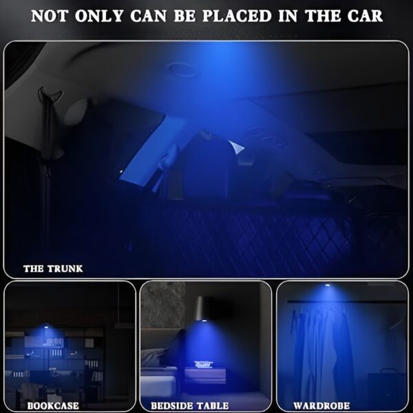 Universal RGB Touch Car Led Interior Lights, USB Rechargeable - Image 9