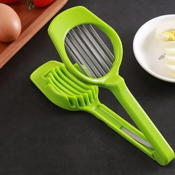 Handheld Egg Slicer Fruit Cutter Multifunction Kitchen Accessories - Image 6