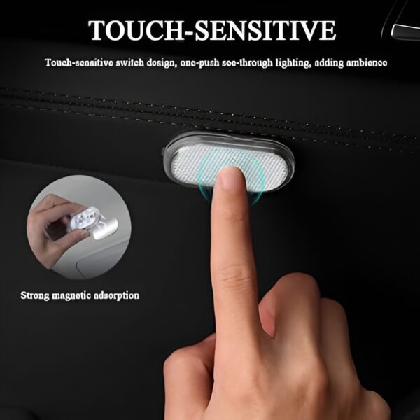 Universal RGB Touch Car Led Interior Lights, USB Rechargeable - Image 4