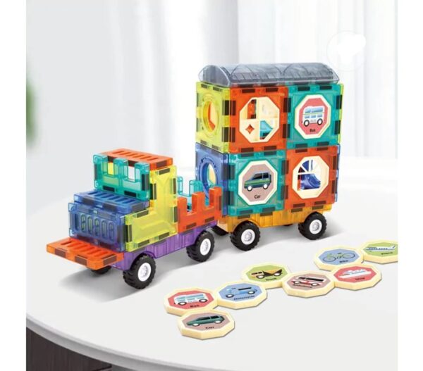 Magic Magnetic Blocks Construction Building Set - Image 3