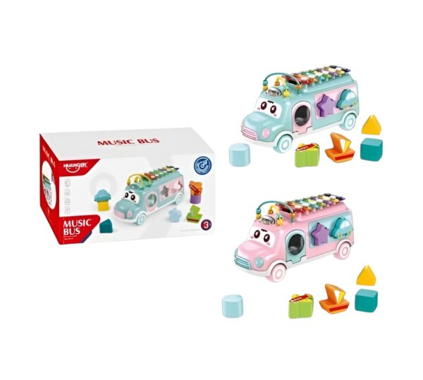 Baby Music Xylophone Bus Puzzle Set - Image 10