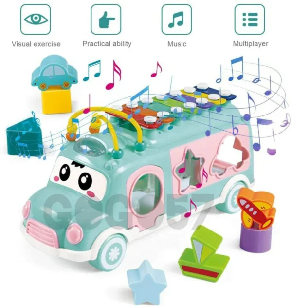 Baby Music Xylophone Bus Puzzle Set - Image 5