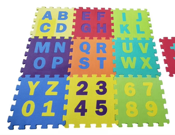 9mm Puzzle 9 PCS ABC-123 | Alphabets Foam Puzzle Mat for Children's - Image 2