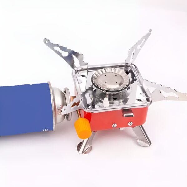 Camping Stoves Folding Outdoor Gas Stove Card Type Palm Square furnace - Image 10