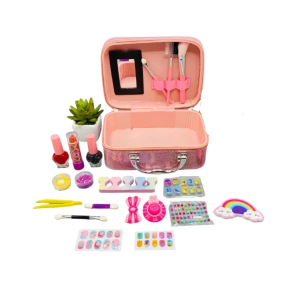 Girls Make up Set | Portable Makeup Beauty Box For Kids - Image 3