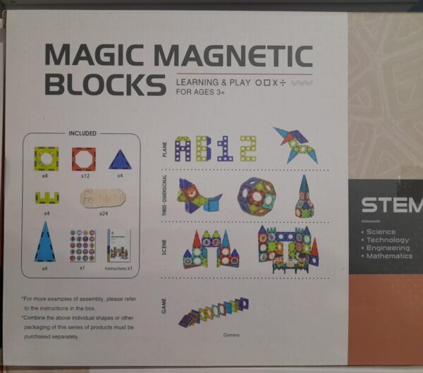 Magic Magnetic Blocks Construction Building Set - Image 2