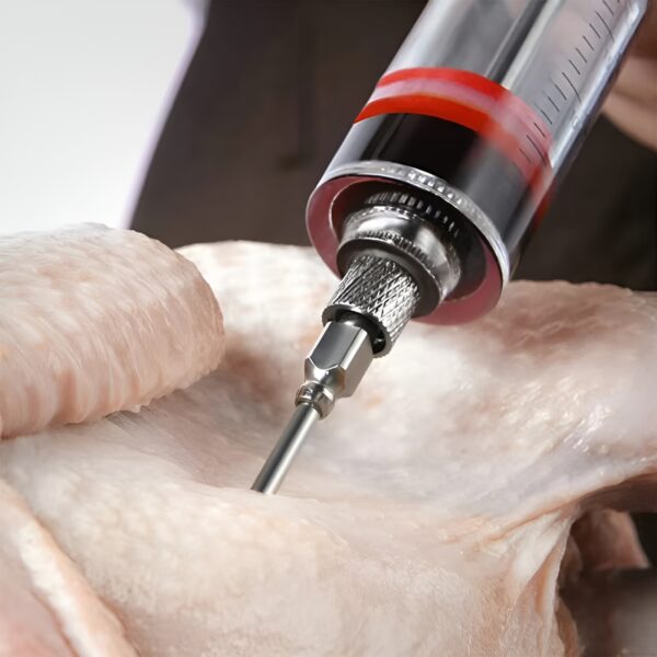 Meat Injector Roast Jus Seasoning Syringe Turkey Beef Marinated Meat Kitchen Tool - Image 10