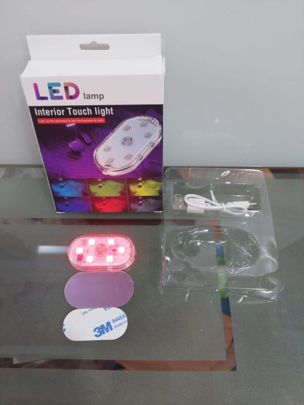 Universal RGB Touch Car Led Interior Lights, USB Rechargeable - Image 10