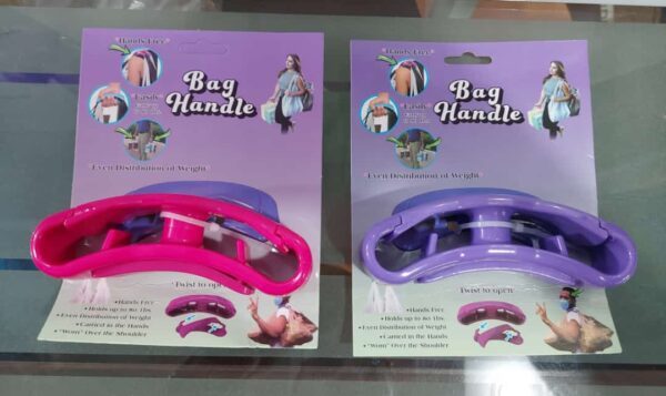 One-piece soft handle plastic bag holder to save effort and avoid hand fatigue - Image 2