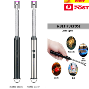 Electric Arc Lighter, Useful BBQ Flameless Plasma ignitor, Outdoor Kitchen Lighter