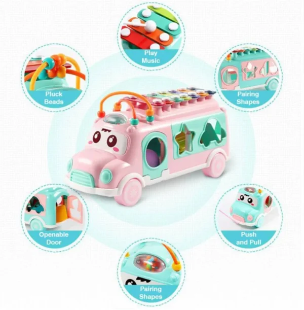 Baby Music Xylophone Bus Puzzle Set - Image 9