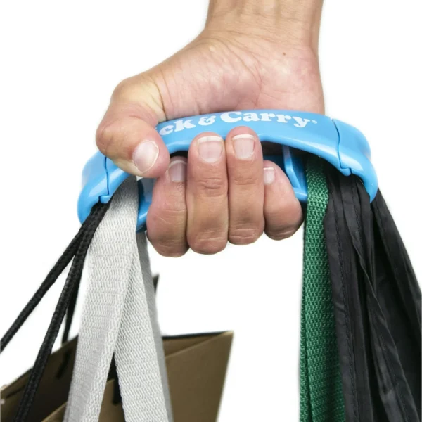 One-piece soft handle plastic bag holder to save effort and avoid hand fatigue - Image 5
