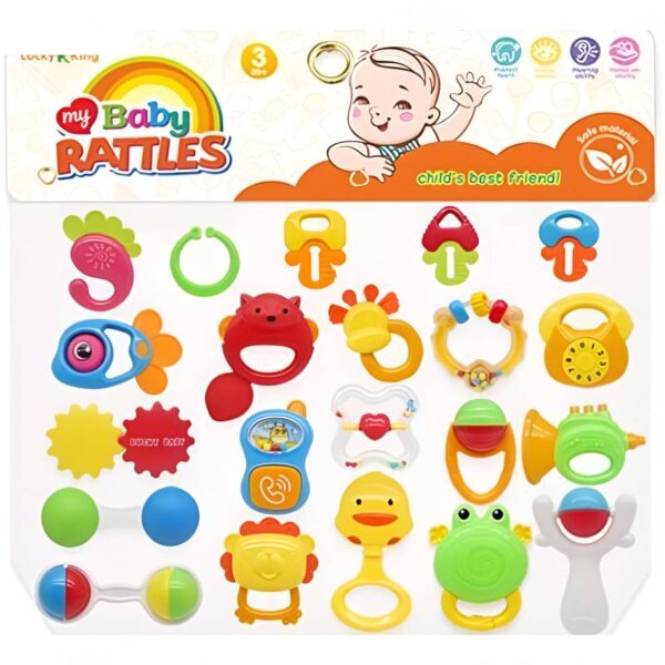 My Baby Rattles Set (22 Pcs) New-born Hand Bells