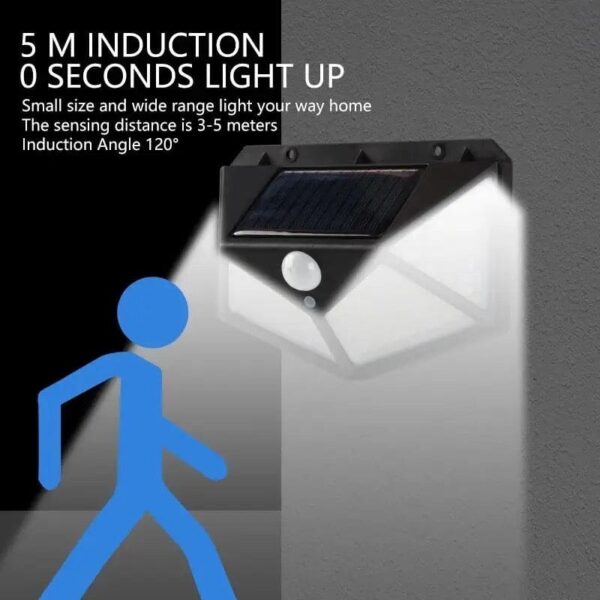 100 LED Solar Light, Motion Sensor Outdoor Solar Lamp - Image 6