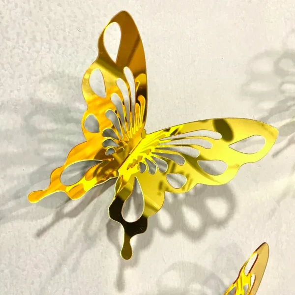 New 2024 Style Acrylic Mirror butterflies set for Wall Decor - Image 5