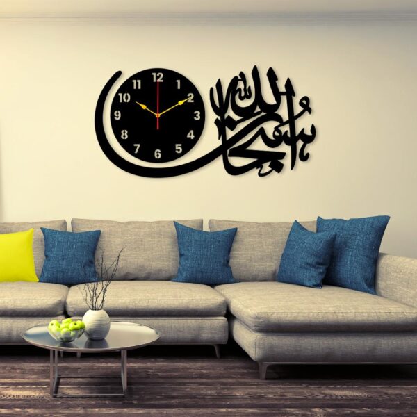 Subhan Allah Islamic wall clock - Image 2