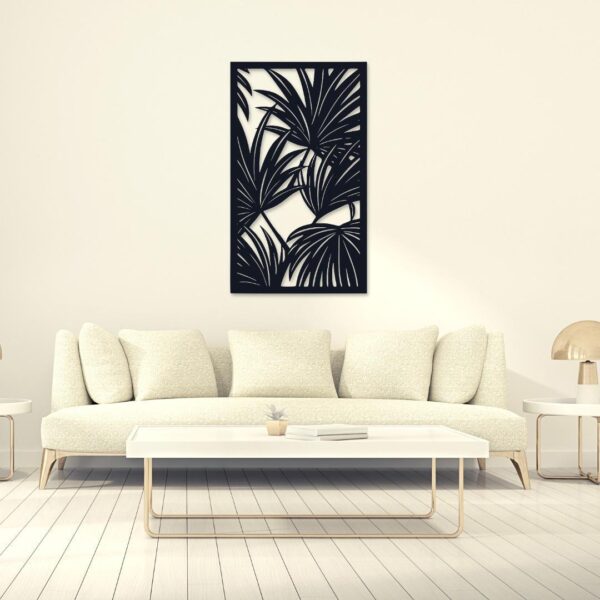 5 leave wall art Wall Art | Wall Decor  Wall frame I Wall frame for bedroom I black color