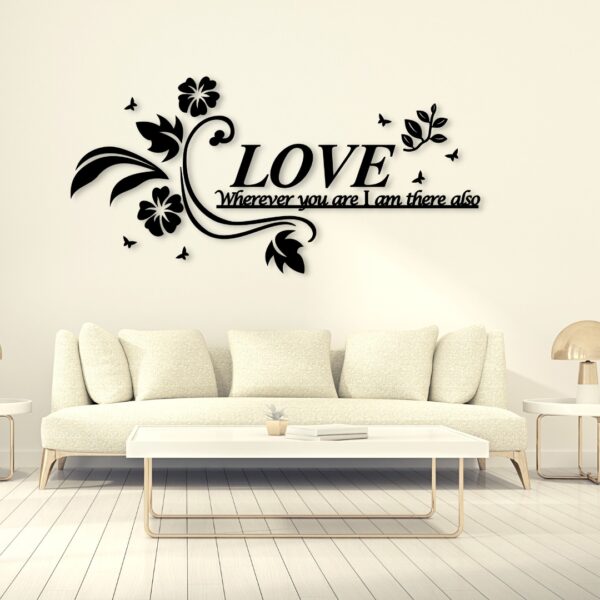 Love quotewall art Wall Art | Wall Decor  Wall frame I Wall frame for bedroom I black color