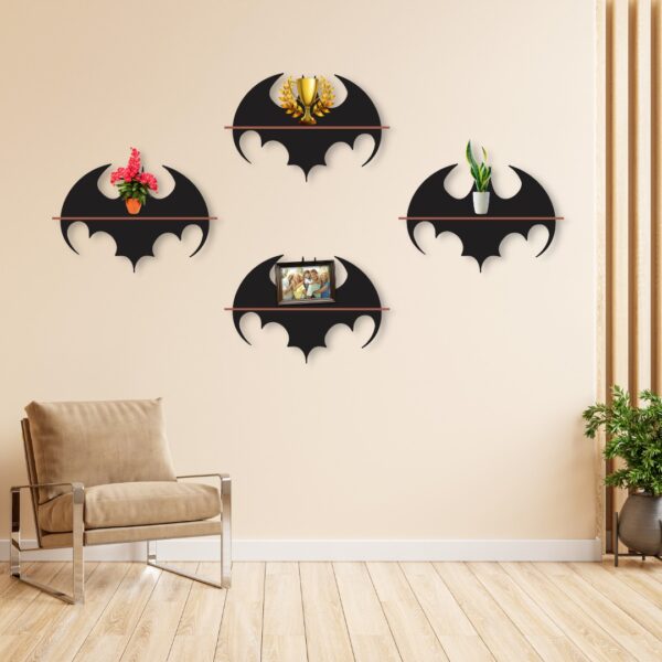 Batman shelves Pack of Four wall art Style Modern Design Decoration - Image 2