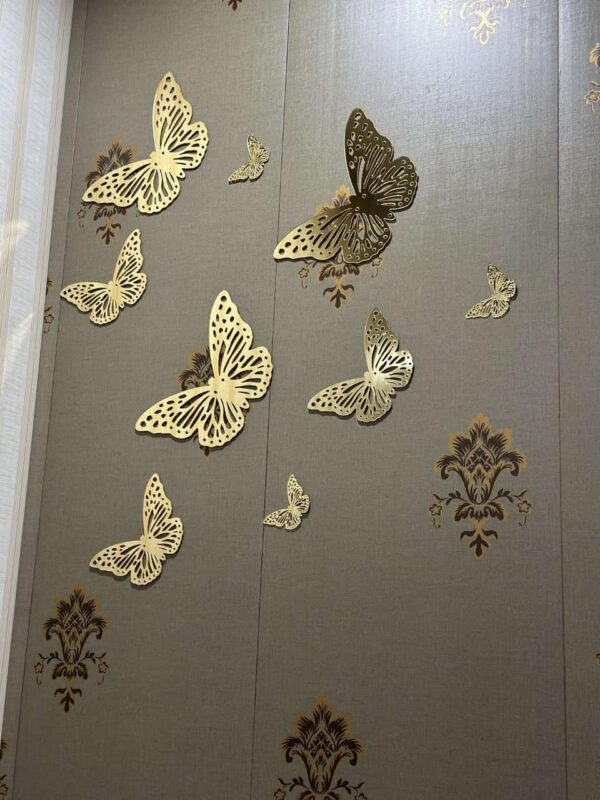 New 2024 Style Acrylic Mirror butterflies set for Wall Decor - Image 2