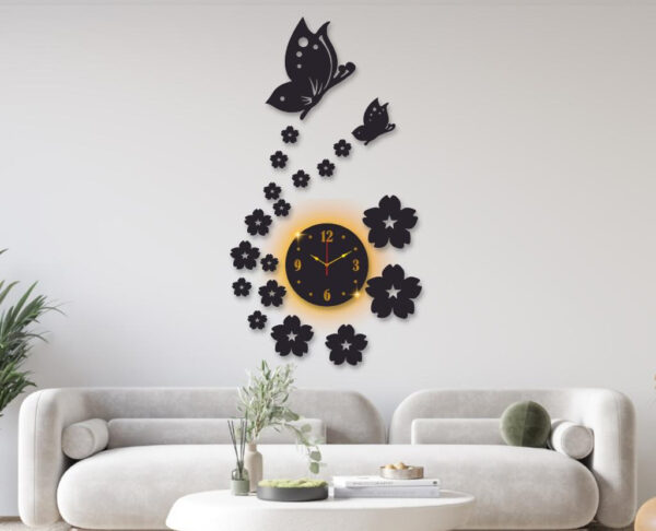 FWB clock with light DIY clock
